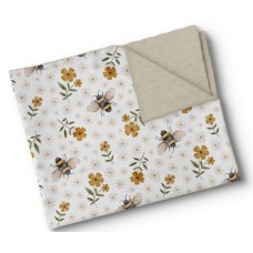 Oleoops - Couverture de Minky - Abeilles butineuses